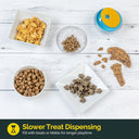 Pet Zone IQ Treat Ball Dog Toy 3 Inch Puzzle Feeder Fun