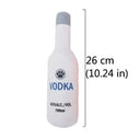 Dog Champagne Wine Bottle Plush Toy Squeaky Pet Whisky