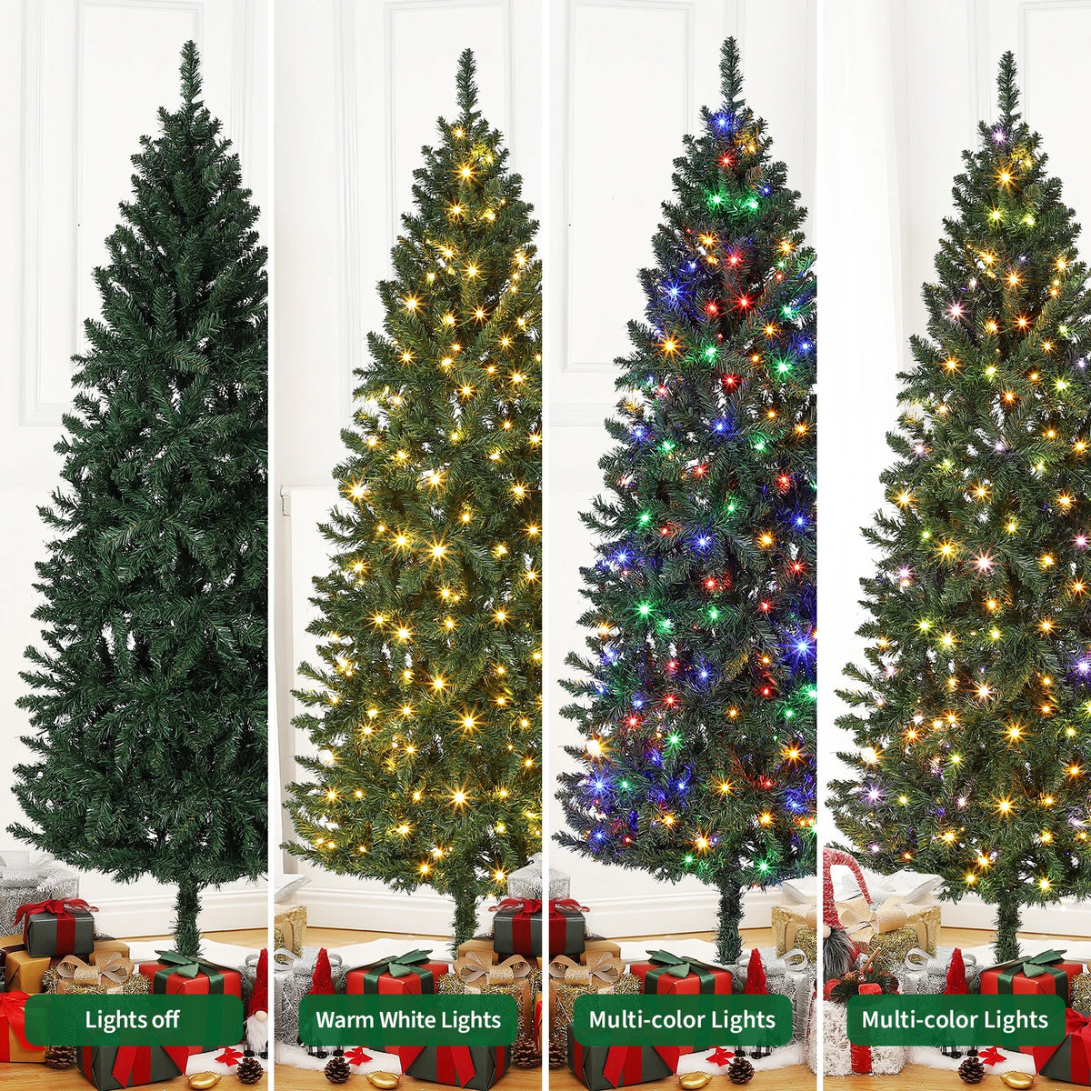 Slim Artificial Festive Decor