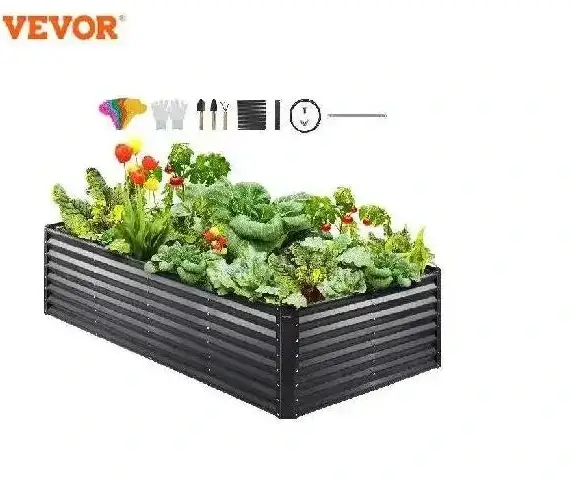 VEVOR Raised Garden Bed Kit Large Metal Planter Box Outdoor
