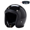 Vintage Open Face Motorcycle Helmet