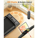 12 Level Incline Walking Pad Treadmill Under Desk Quiet Office