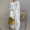 Warm Knit Dress for Women Travel Ready