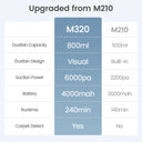 M320 6000Pa Powerful Suction Robot Vacuum Cleaner