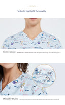 Annuo Printed Nurse Doctor's Pediatric Comfortable Clothes