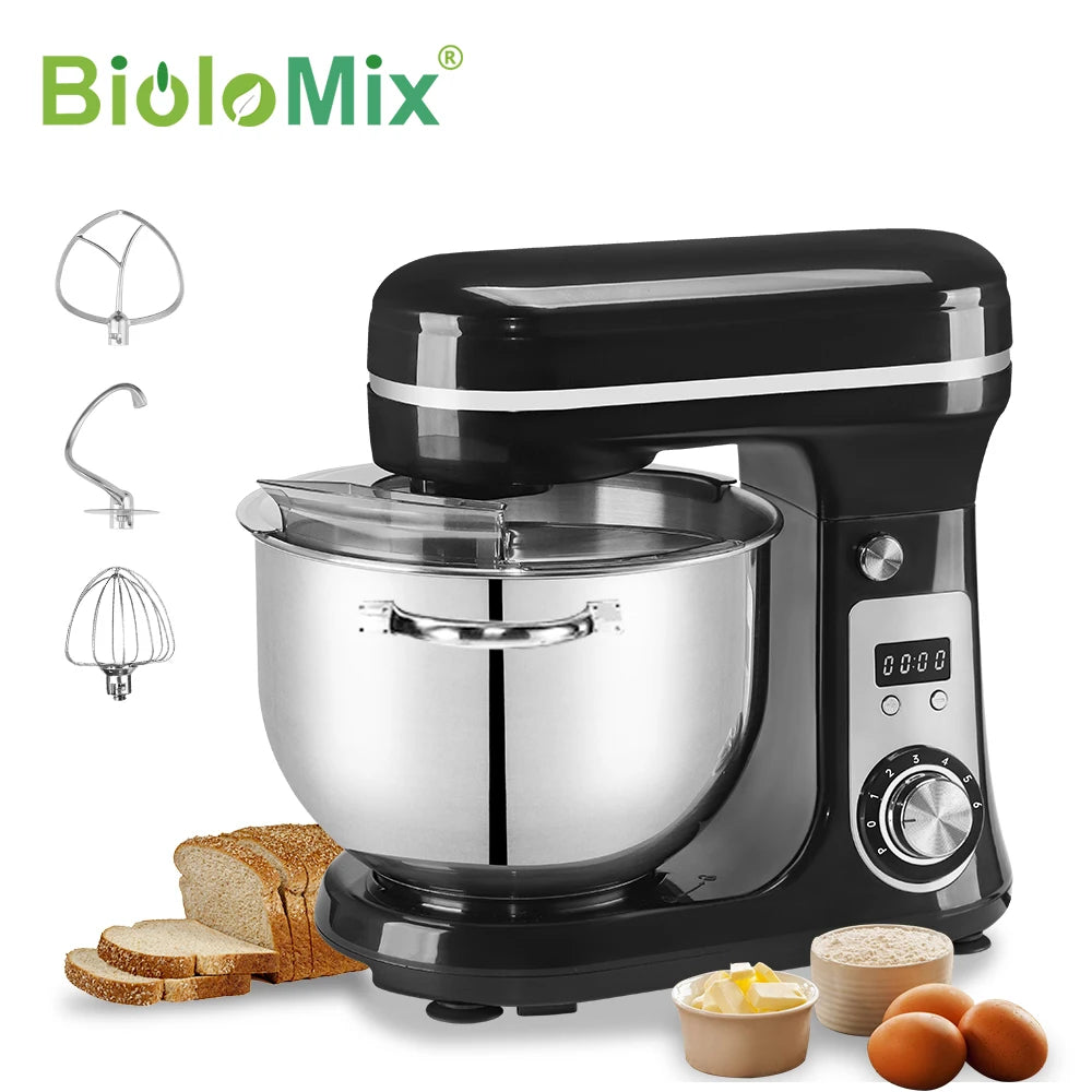 BioloMix Kitchen Food Stand Mixer, Blender, Quiet Motor, Cream — product view 1