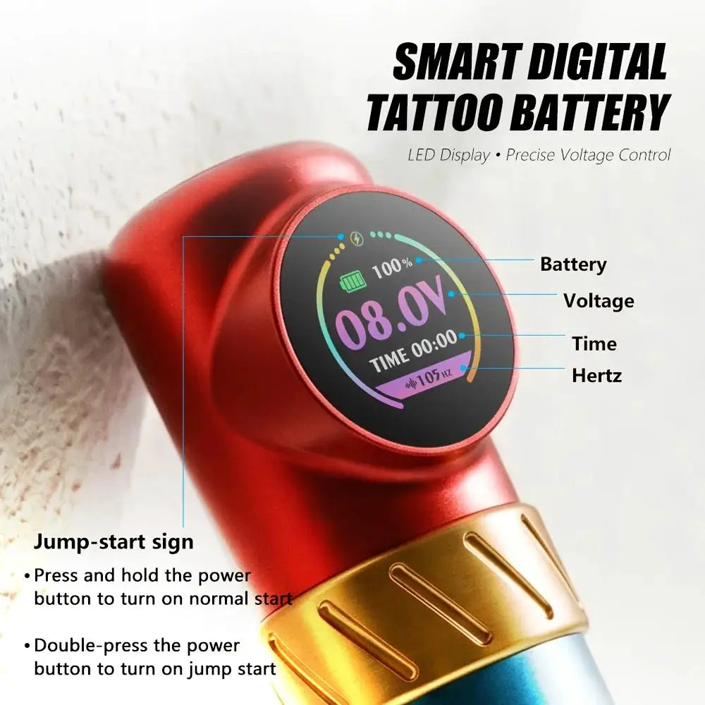 XNET F160 Wireless Tattoo Machine Direct-Drive 3.5mm Stroke Tattoo Pen 1900mah Battery Capacity For Tattoo Artists Beginners