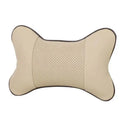 Car Neck Pillow PU Leather Headrest Both Sides 1 Pack