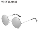 Trendy Retro Round Metal Sunglasses for Men and Women