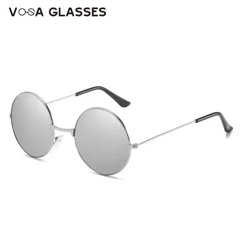 Trendy Retro Round Metal Sunglasses For Men And Women
