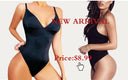 GUUDIA V Neck Spaghetti Strap Compression Bodysuit Slimming