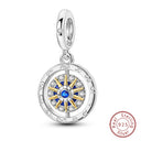 Sterling Silver Blue Crystal Life