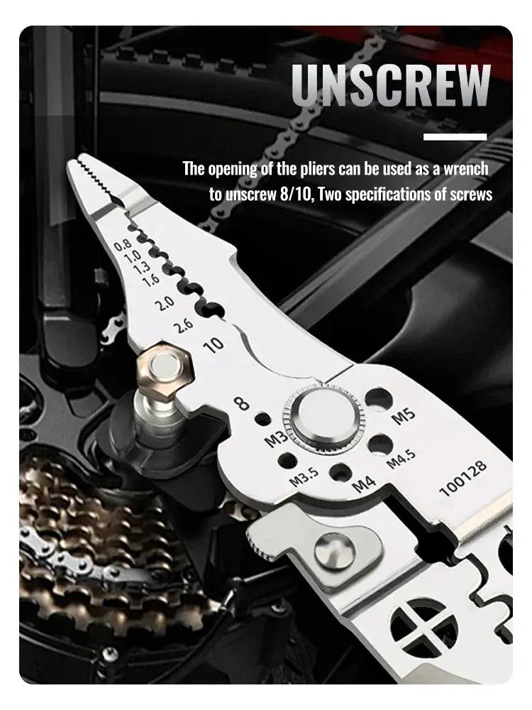 Crimper Cable Cutter Adjustable Automatic Wire Stripper Tool - OurLum.com