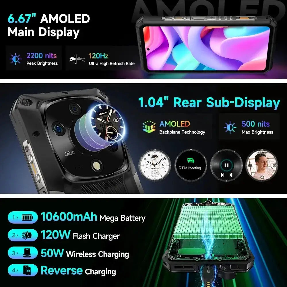 Ulefone Pro Rugged Phone — product view 2