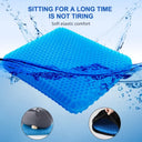 Gel Seat Cushion Summer Breathable Honeycomb Design For Pressure Relief Back Tailbone Pain Home Office Wheelchair Chair Cars