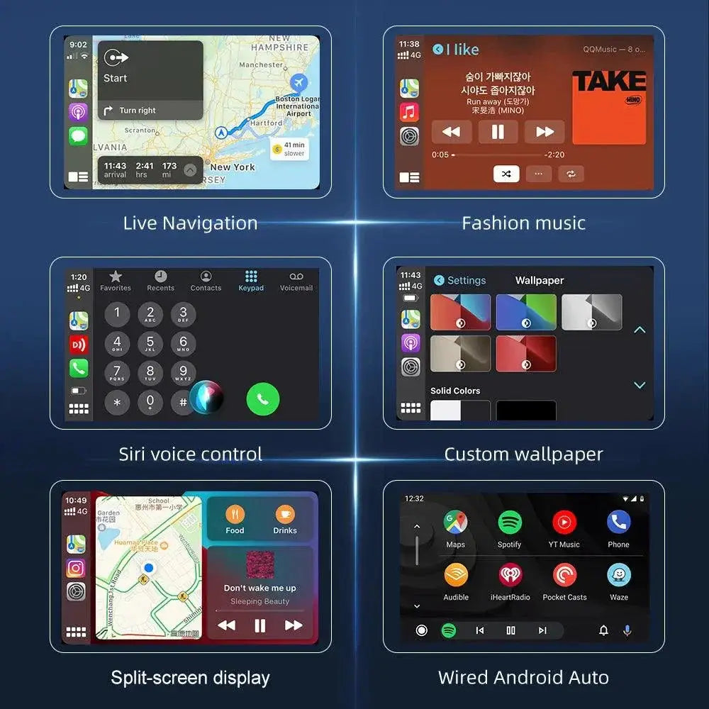 Enhance Driving Experience Wireless Car Multimedia Player