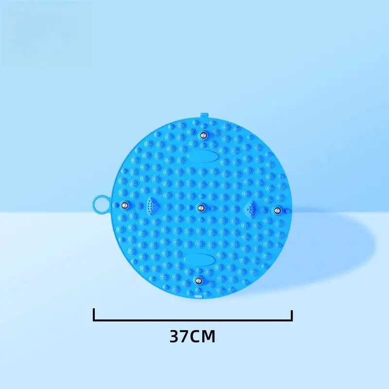 Foot Massage Pad with Acupressure Plate, Home Super Painful Foot, Round Foot Pad, Toe Pressure Plate, Extra-large Size