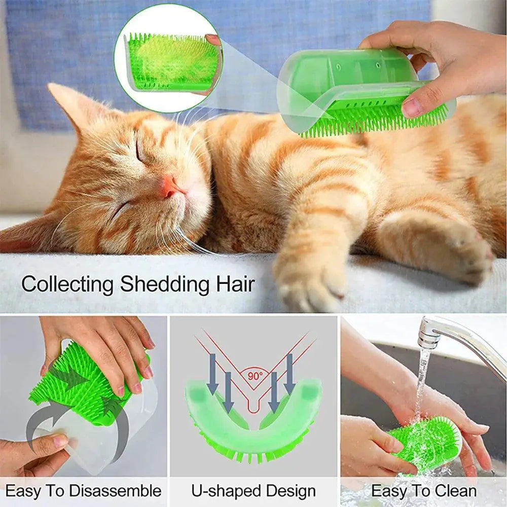 Cat Scratcher Massager Grooming Brush for Cats and Dogs