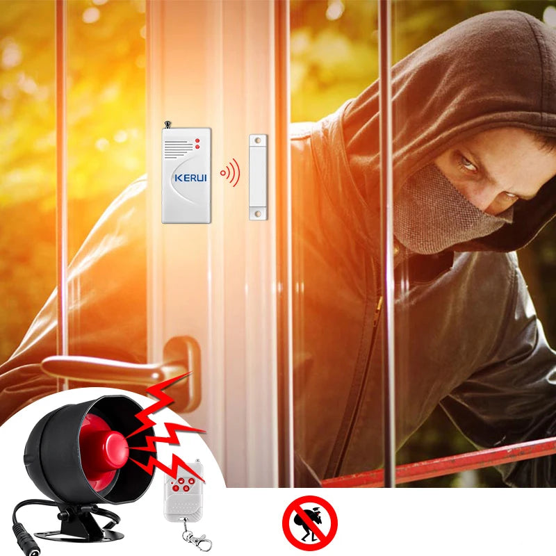 KERUI Speaker Alarm System Kit Siren Tuya Home Security Alarm — product view 1