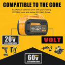 High Capacity Tool Battery Pack for Pros