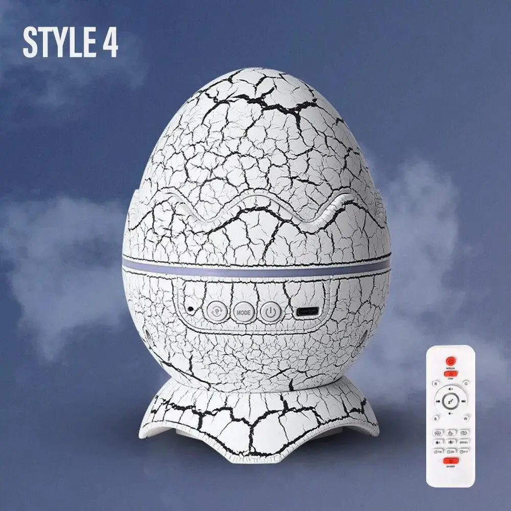 Dino Egg Galaxy Nebula Projector for Relaxation and Sleep