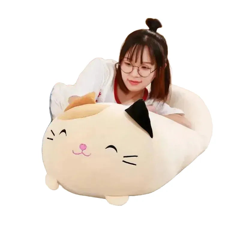 Cuddly Comfort Plush Pillow for All Ages — grey hamster