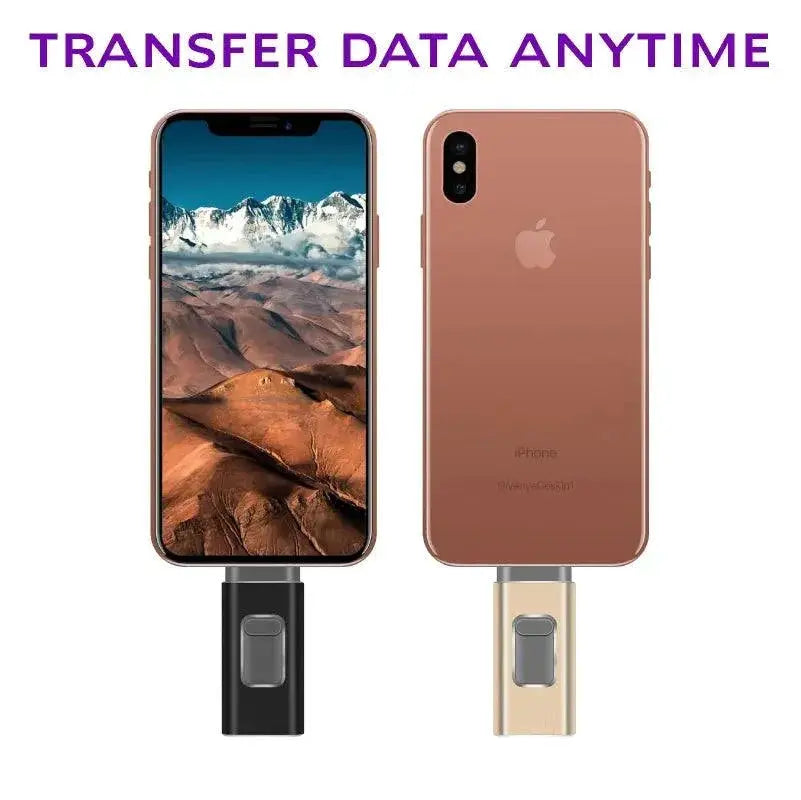 Iphone USB Flash Drive High Speed Storage Secure Management