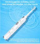 Sonic Electric Toothbrush with Replaceable Heads Waterproof Design for Couples