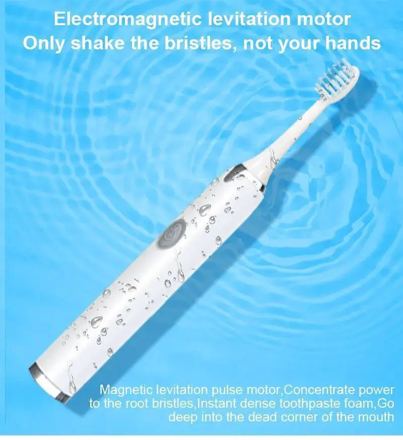 Sonic Electric Toothbrush For Couples With Replaceable Heads
