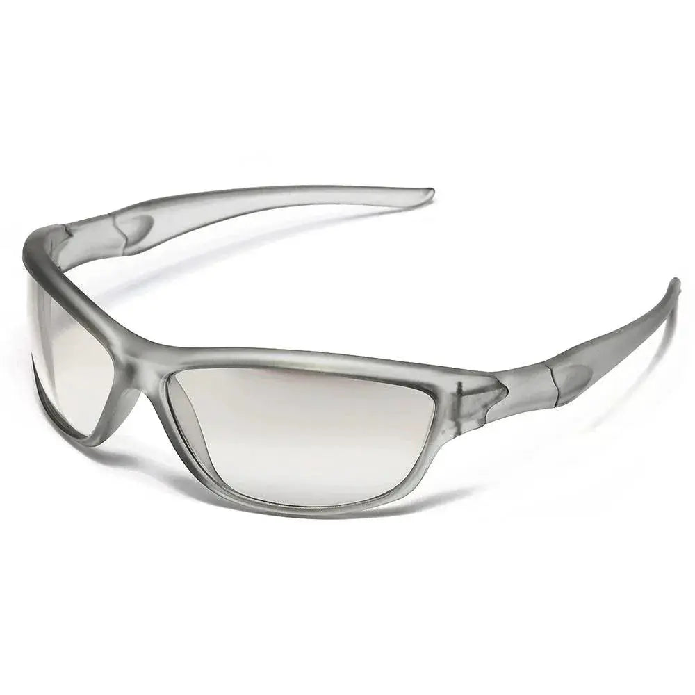 Trendy Mens Silver Y2K Sunglasses For Outdoor Sports Fashion