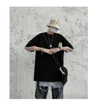 100% Cotton Men's T-shirts Japanese Style Cat Anime Tees