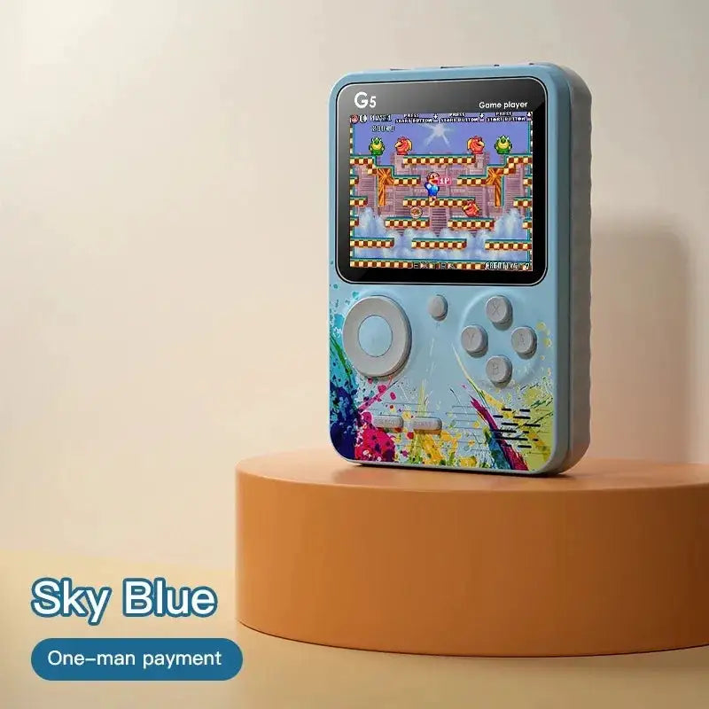 G5 MINI Retro Pocket Handheld Game Console Color LCD Screen 8‑Bit Portable Video Game Player TV Connection Nostalgic