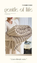Cozy Warm Throw Blanket for Sofa and Bed