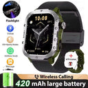 Military Smart Watch - Rugged Outdoor Use GPS