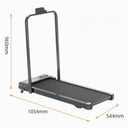 Quiet Foldable Treadmill For Home Use Space Saving No Assembly