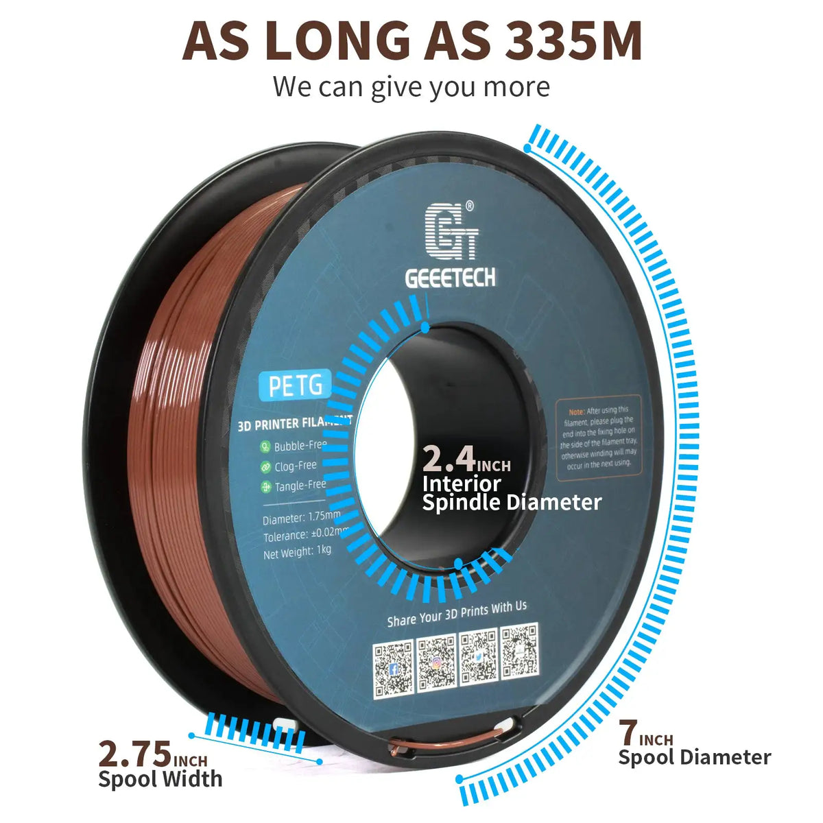 Geeetech PETG Filament Low Shrink — product view 4