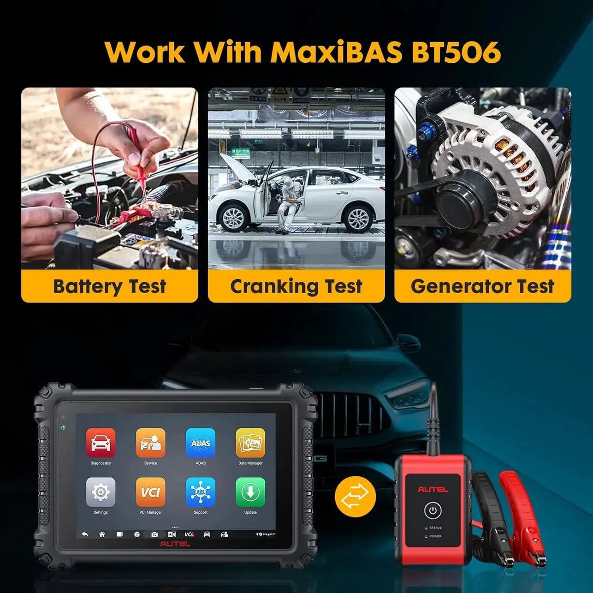 Autel MaxiCOM Pro Diagnostic Scanner Advanced ECU ABS Plastic — product view 6