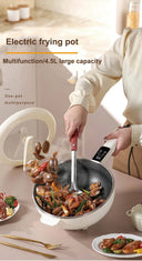 4.5L Smart Electric Wok Multi-Function Pot 220V Large Capacity