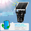 KERUI CCTV Camera Solar WIFI Wireless Solar Panel Powered Camera