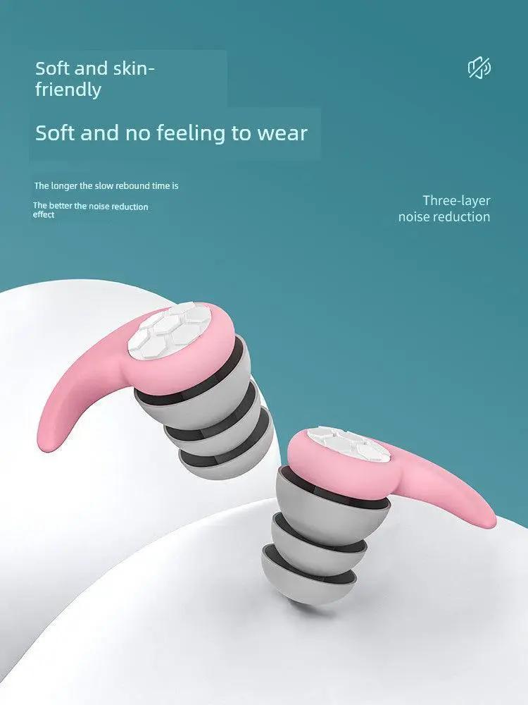 German Silicone Noise Reduction Earplugs For Quiet Comfort
