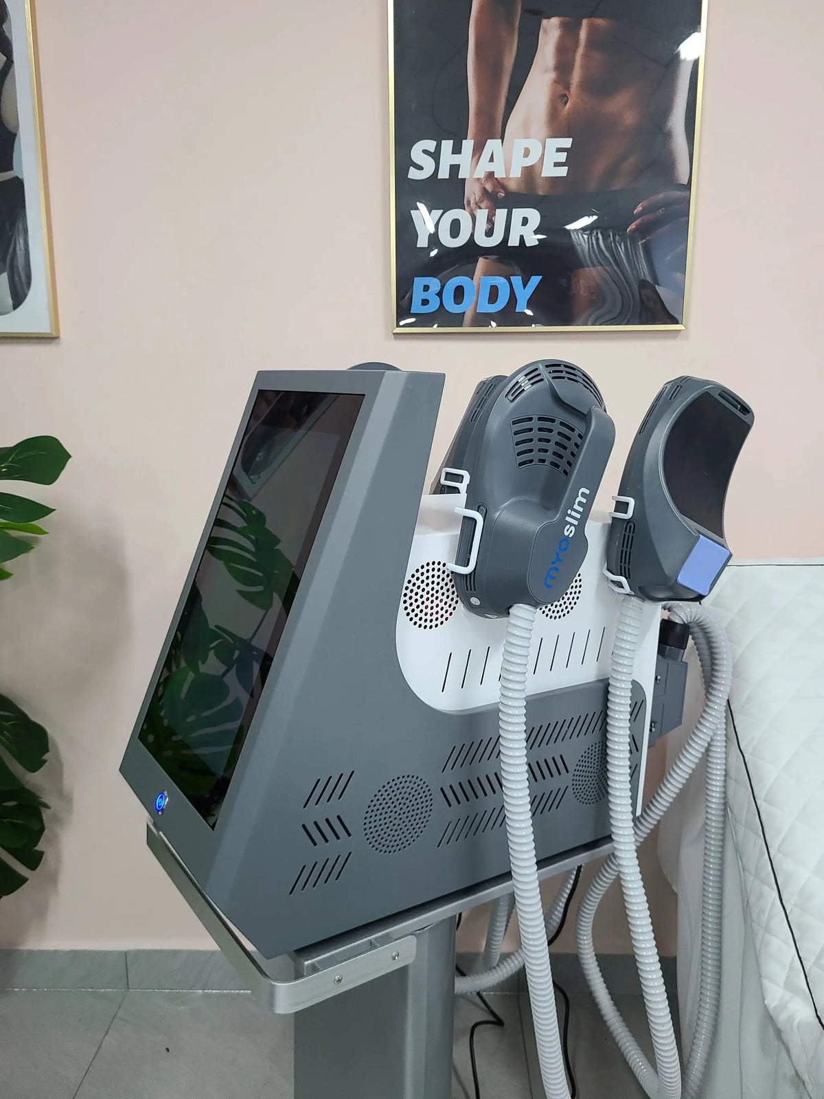 NEW 6500W EMS Neo RF Body Sculpt Machine PRO Ultra Mini Fat Burning EM Electromagnetic Muscle Stimulation Slim