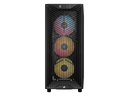 The CORSAIR 3200D RS ARGB is a spacious and fully-loaded mid-tower chassis with 3x RS120 ARGB fans and useful DIY features for an easy build with powerful cooling. Smoke.