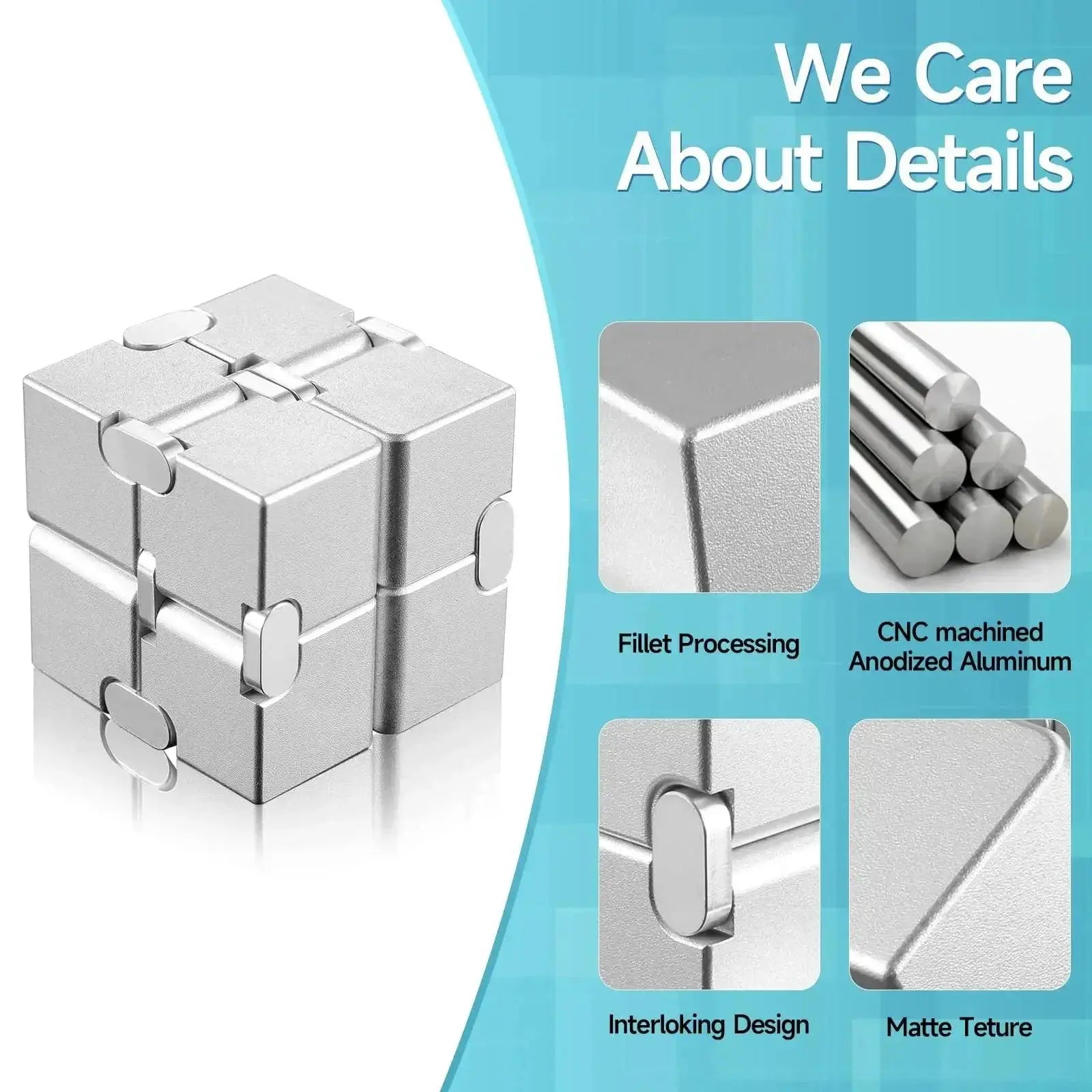 Magic Cube Stress Relief Toy Educational Gift Set For Focus