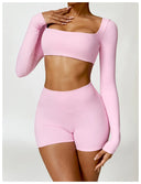 Yoga Suit Sports Set Women Quick-Drying Gym Set 2PCS