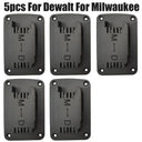 5pc Tool Holder Dock Wall Mount Rack For Dewalt Milwaukee 18V