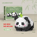 Panda Building Blocks Creative DIY Toy for Kids Fun Set
