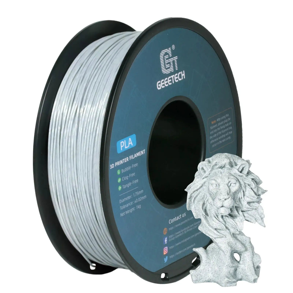 Marble PLA Filament for Decorative Models — product view 1