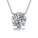 Elegant Moissanite Pendant Necklace Style