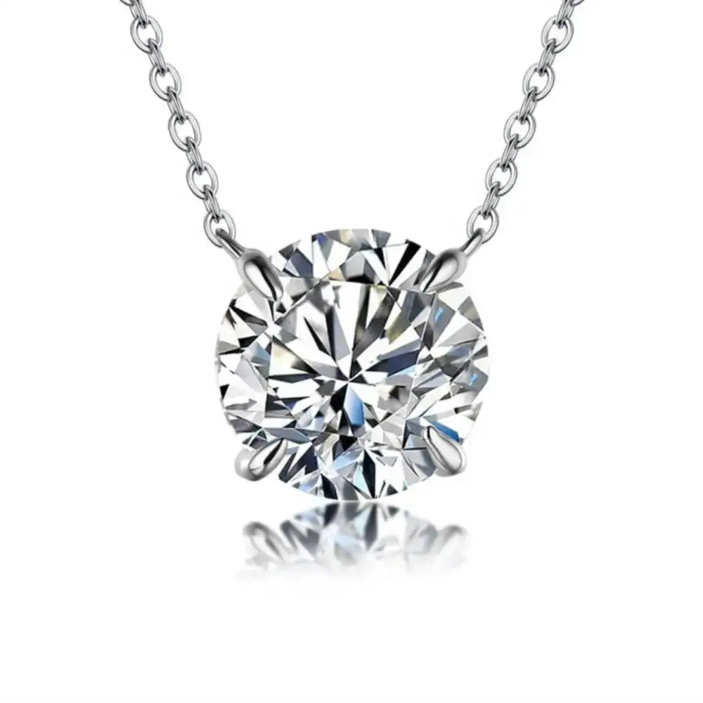 Elegant Moissanite Pendant Necklace Style FDFDG — product image 6