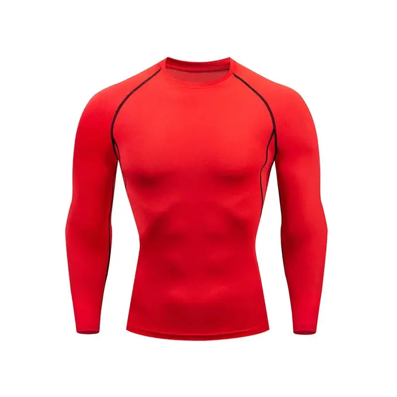 Men's Long Sleeve Compression Shirt for Running Training